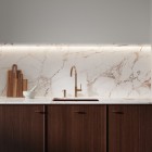 Omnires Y bateria kuchenna stojąca miedź szczotkowana Y1251CPB