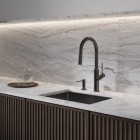 Omnires Bend bateria kuchenna stojąca z wyciąganą wylewką grafit BE6455GR