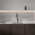 Omnires Bend bateria kuchenna stojąca z wyciąganą wylewką grafit BE6455GR