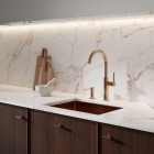 Omnires Tula bateria kuchenna stojąca miedź szczotkowana TL6050CPB