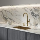 Omnires Tula bateria kuchenna stojąca mosiądz szczotkowany TL6050BSB