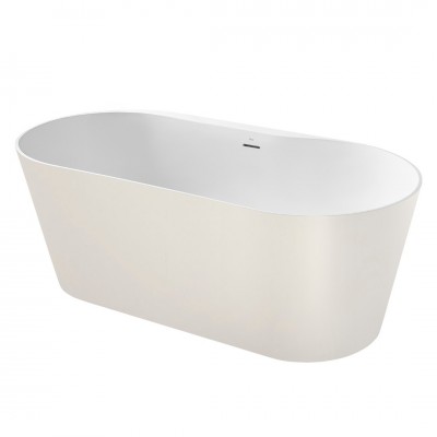 Roca Raina wanna wolnostojąca 159x79 cm beżowy/biały połysk A2484660B0
