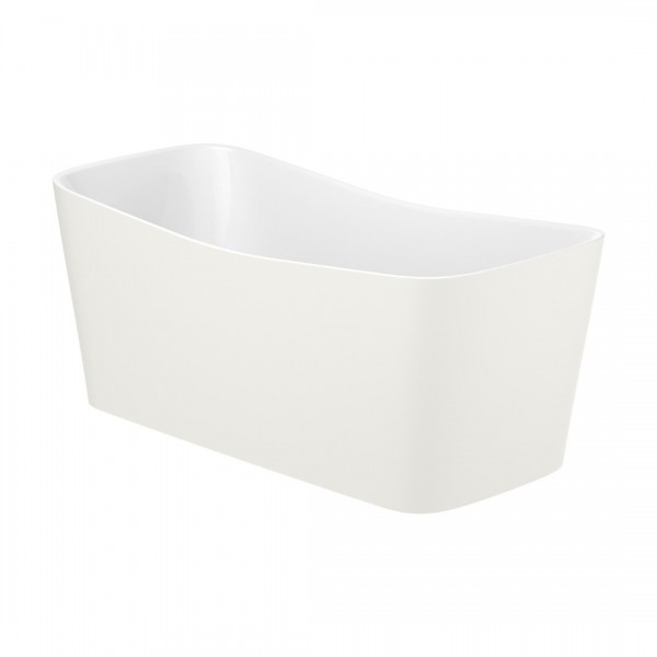 Roca Maui Square wanna wolnostojąca 155x70 cm beżowy/biały połysk A2485020B0