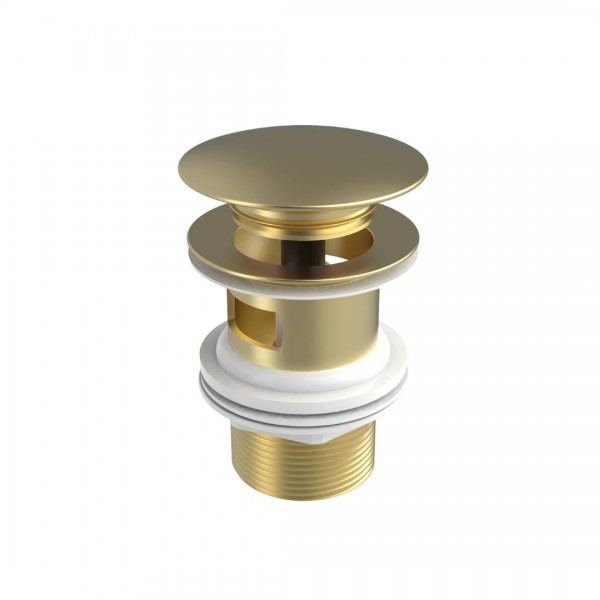 Roca korek do umywalki klik klak złoty szczotkowany A5054015VA