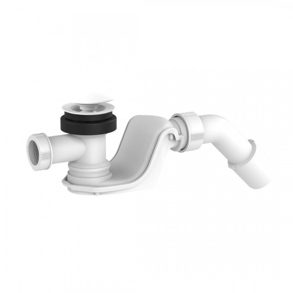 Roca Aqua syfon wannowy z korkiem klik klak biały połysk A24L58100R