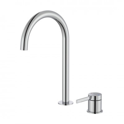 Roca Ona bateria umywalkowa wysoka stojąca z korkiem chrom A5A389EC00