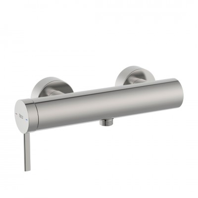 Roca Ona bateria prysznicowa ścienna stal szczotkowana A5A219ESM0