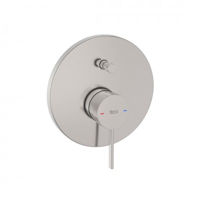 Roca Ona bateria wannowo-prysznicowa podtynkowa stal szczotkowana A5A0B9ESM0