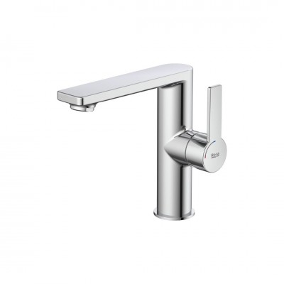 Roca Targa bateria umywalkowa stojąca Cold Start chrom A5A405FC00