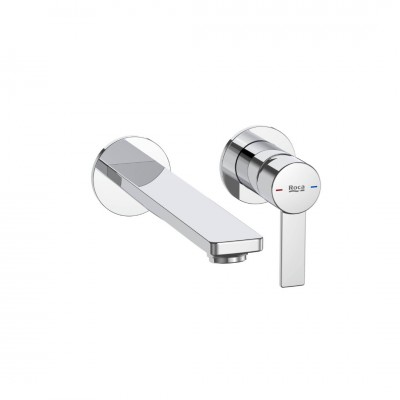 Roca Targa bateria umywalkowa podtynkowa wylewka 20,1 cm chrom A5A355FC00