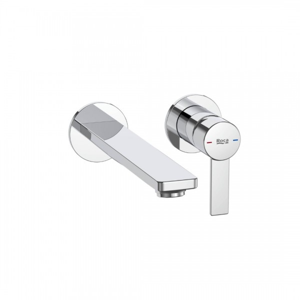 Roca Targa bateria umywalkowa podtynkowa wylewka 20,1 cm chrom A5A355FC00