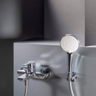 Roca Targa bateria wannowa ścienna chrom A5A025FC00