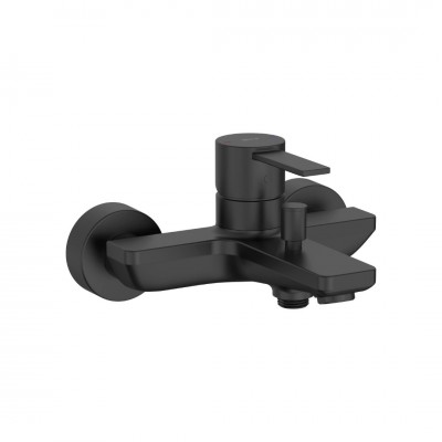 Roca Targa bateria wannowa ścienna czarny mat A5A025FNB0 Roca Targa bateria wannowa ścienna czarny mat A5A025FNB0