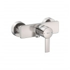 Roca Targa bateria prysznicowa ścienna stal szczotkowana A5A215FSM0