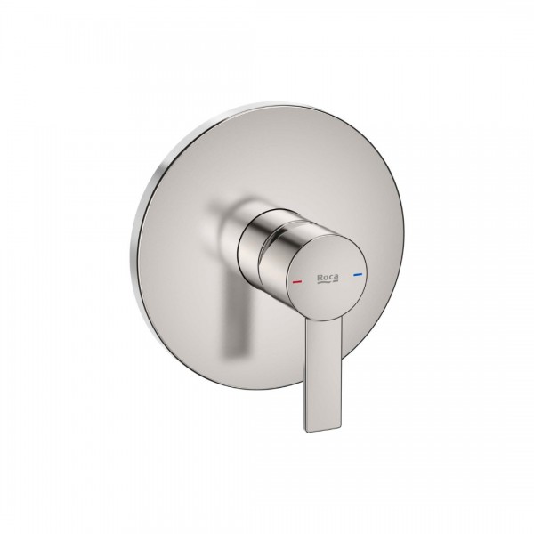 Roca Targa bateria prysznicowa podtynkowa stal szczotkowana A5A2B5FSM0