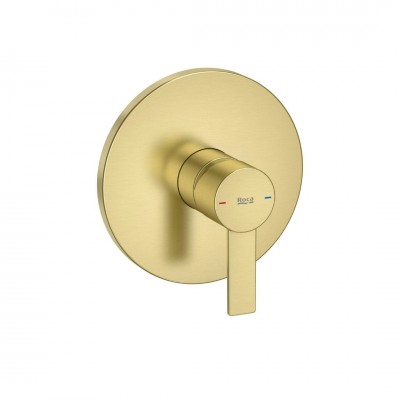 Roca Targa bateria prysznicowa podtynkowa złoty szczotkowany A5A2B5FVA0