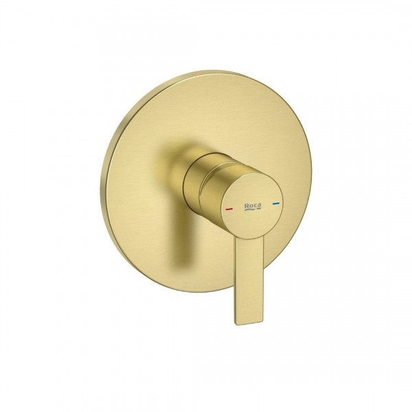 Roca Targa bateria prysznicowa podtynkowa złoty szczotkowany A5A2B5FVA0