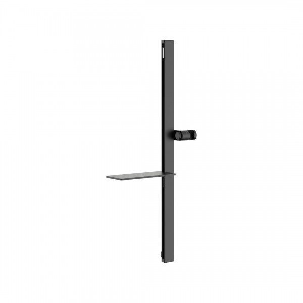 Roca Plenum drążek prysznicowy 70 cm ścienny czarny mat A5B07S2NB0