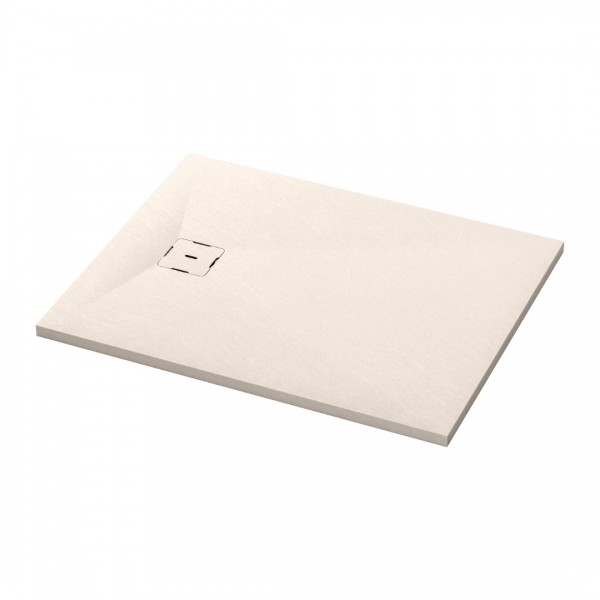 Ronal Calce brodzik prostokątny 90x70 cm konglomeratowy piasek W31AS09007018