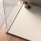 Ronal Calce brodzik prostokątny 90x70 cm konglomeratowy piasek W31AS09007018
