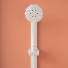 Roca Stella zestaw prysznicowy ścienny biały mat A5B8313B00