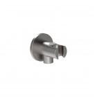 Roca Aqua przyłącze kątowe z uchwytem ścienne stal szczotkowana A5B5250SM0