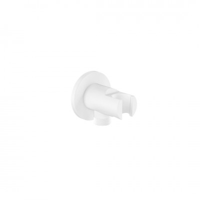 Roca Aqua przyłącze kątowe z uchwytem ścienne biały mat A5B5250B00