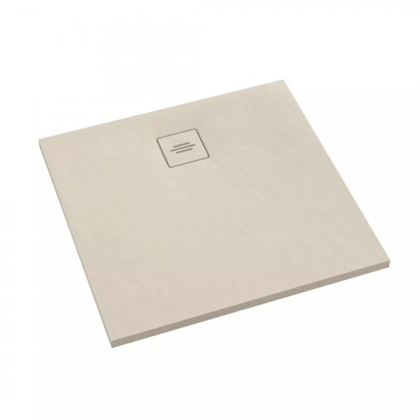 Schedpol Protos Cashmere Stone brodzik kwadratowy 90x90 cm 3SP.P2K-9090/PK/ST-M1/PK/ST