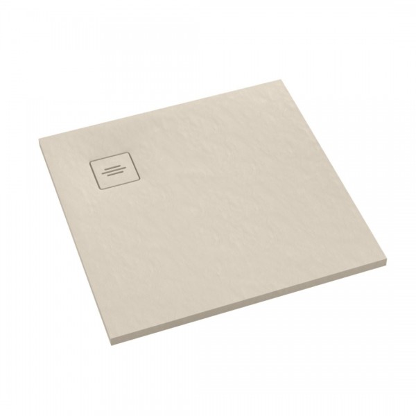 Schedpol Protos Cashmere Stone brodzik kwadratowy 90x90 cm 3SP.P1K-9090/PK/ST-M1/PK/ST