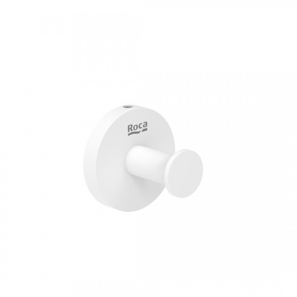 Roca Hotels 2.0 wieszak punktowy pojedynczy biały mat A817570B00