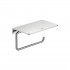 Roca Hotels 2.0 uchwyt na papier z półką stal szczotkowana A817581SM0