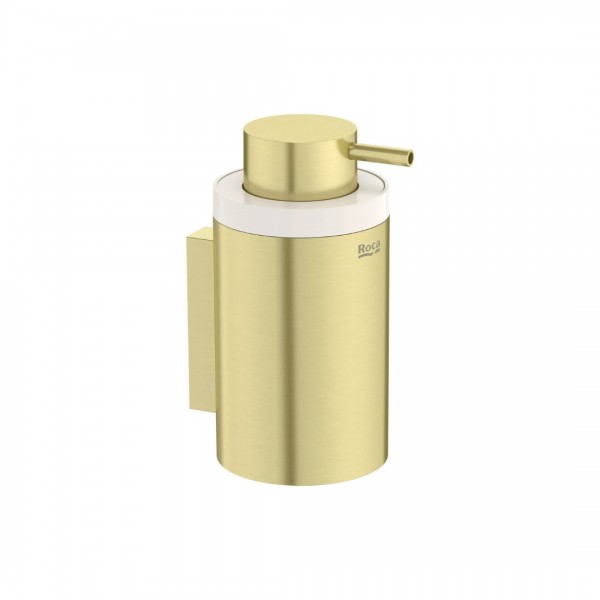 Roca Hotels 2.0 dozownik na mydło wiszący złoty szczotkowany A817596VA0