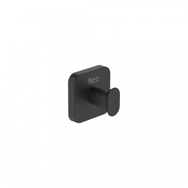 Roca Victoria wieszak na ręcznik pojedynczy czarny mat A817880NB0