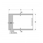 Roca Pyros brodzik prostokątny kompozytowy 80x180 cm biały AP90170832003100