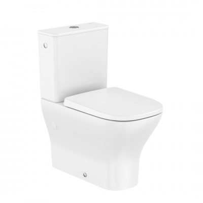 Roca Optica miska WC Rimless Vortex do kompaktu przyścienna biała A342V15000