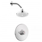 Delabie Tempostop zestaw natryskowy podtynkowy do wody zmieszanej chrom 67984