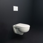 Geberit Selnova miska WC wisząca TurboFlush z deską WC wolnoopadającą biała 503.083.00.1