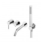 Oltens Rann bateria wannowa podtynkowa 4-otworowa chrom 34110100