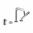 Oltens Rann bateria wannowa 4-otworowa chrom 34205100