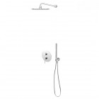 Oltens Rann zestaw prysznicowy podtynkowy deszczownica 25 cm chrom 36630100