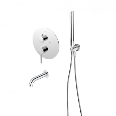 Oltens Rann zestaw wannowo-prysznicowy podtynkowy chrom 36632100