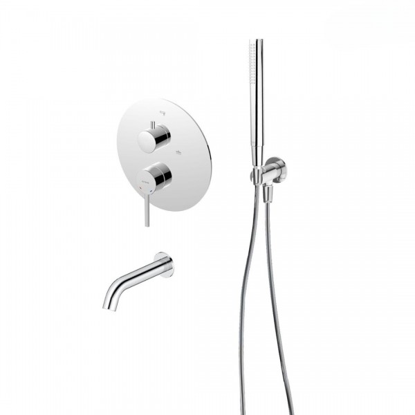 Oltens Rann zestaw wannowo-prysznicowy podtynkowy chrom 36632100