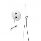 Oltens Rann zestaw wannowo-prysznicowy podtynkowy chrom 36632100