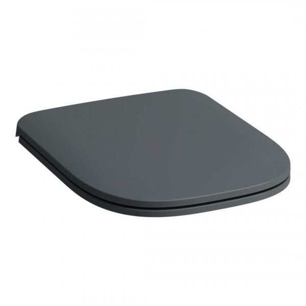 Laufen Meda deska WC wolnoopadająca Slim grafit mat H8911157580001