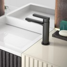 Vedo Aletta Black bateria umywalkowa bez korka czarny mat