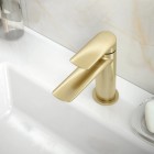 Vedo Aletta Spazzo bateria umywalkowa stojąca z korkiem klik klak złoto szczotkowane VBA5001/C/SZ