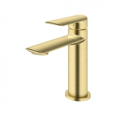 Vedo Aletta Spazzo bateria umywalkowa stojąca z korkiem klik klak złoto szczotkowane VBA5001/C/SZ