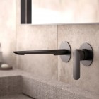 Vedo Aletta Black bateria umywalkowa podtynkowa bez korka czarny mat