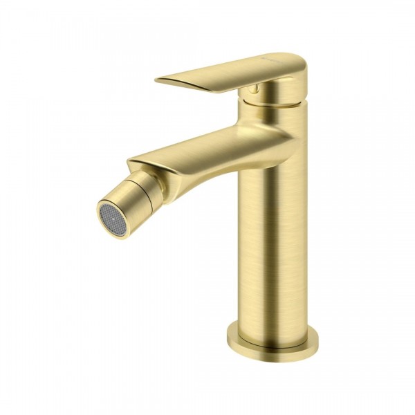 Vedo Aletta Spazzo bateria bidetowa stojąca bez korka złoto szczotkowane VBA5002/SZ