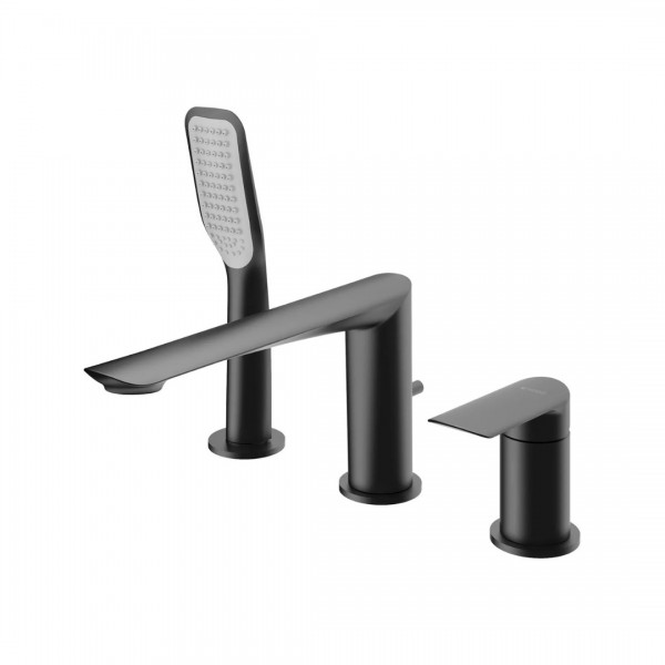 Vedo Aletta Black bateria wannowa 3-otworowa czarny mat